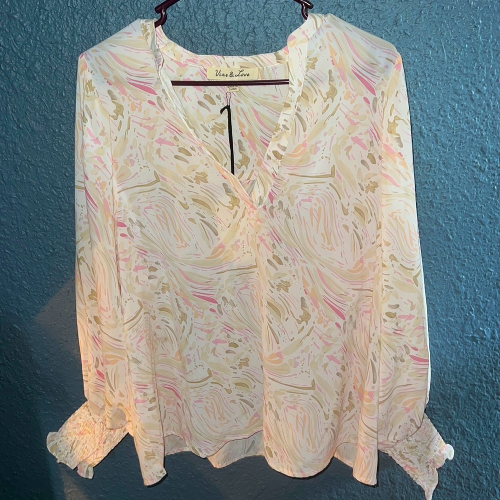 Size Large Ivory Blouse